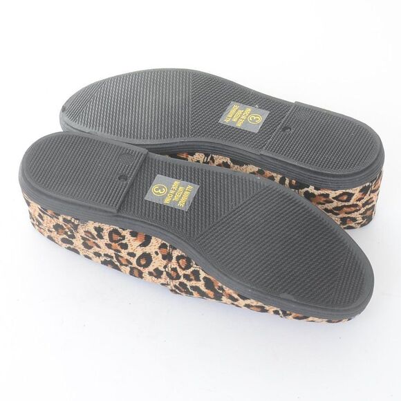 Soda Shoes Girls Object-s Leopard Slip On Kids Flats NEW NIB - Picture 5 of 7